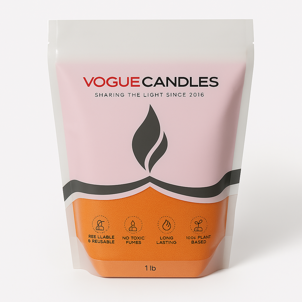 1lb Bag Wax Granules + 15 Wicks