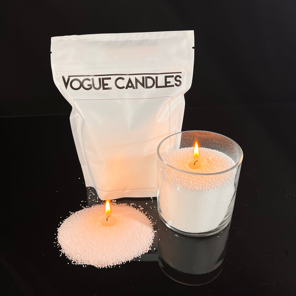 Vogue Candles Gift Set - 4" D x  4" H Glass Vase