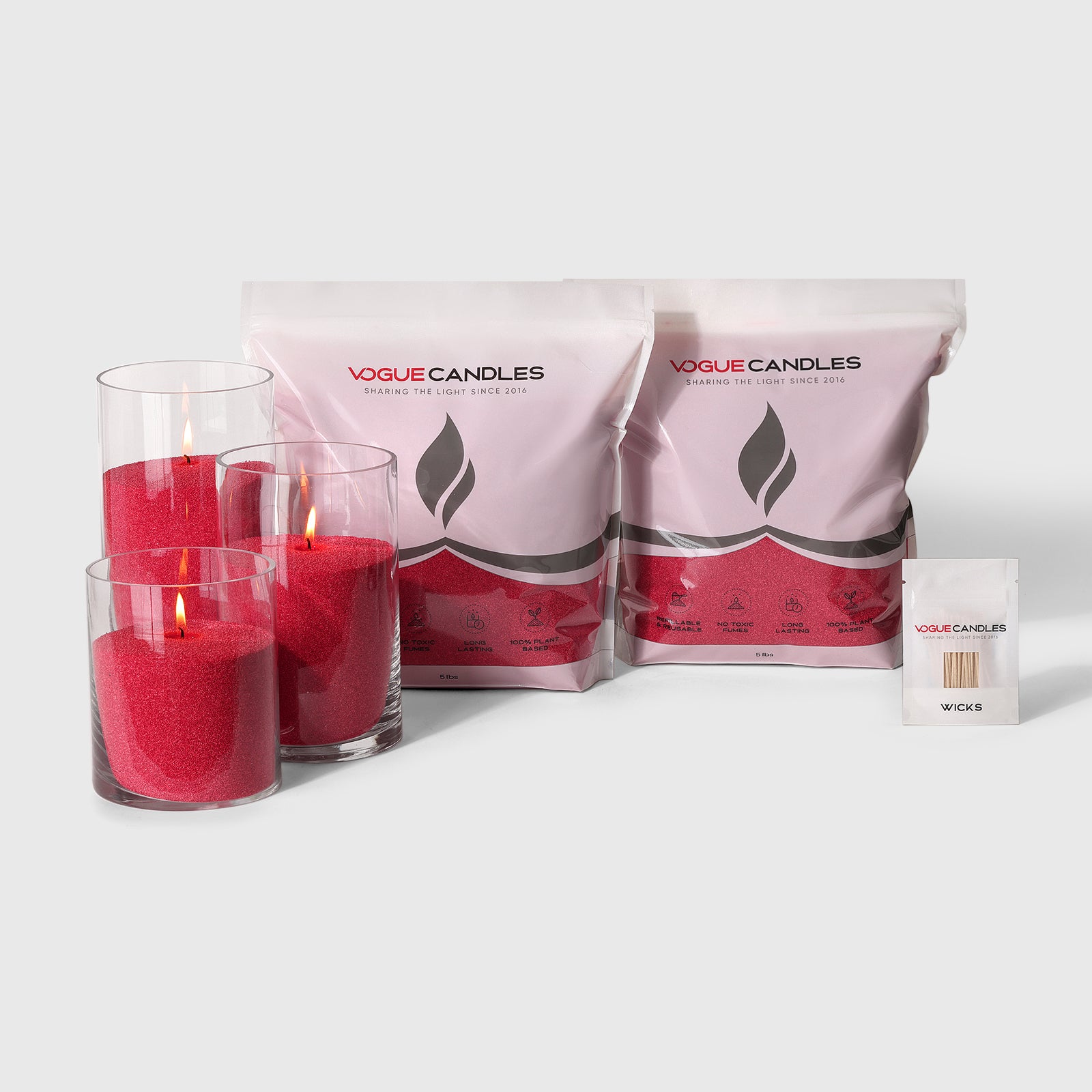 Vogue Candles (Red)
