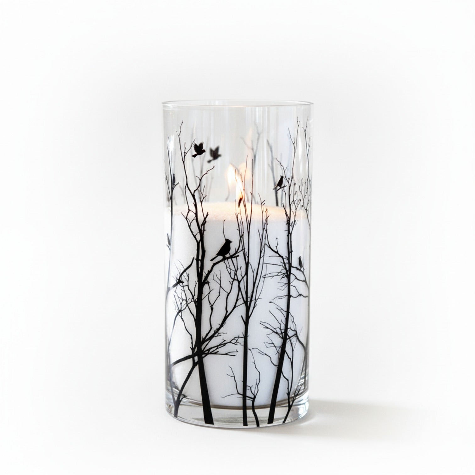 Vogue Candles Noir 10" Vase + 5 Lbs. Granules Bundle