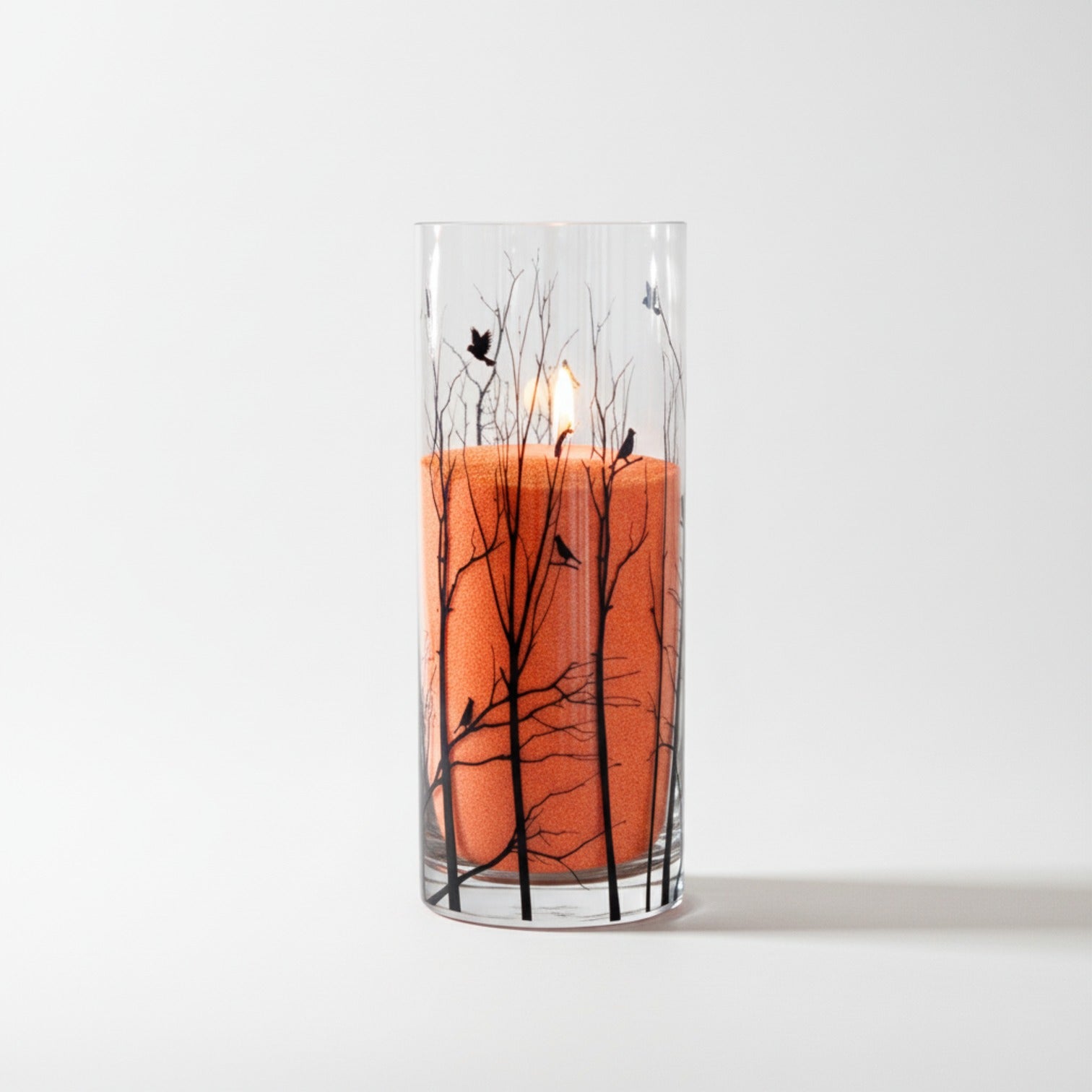 Vogue Candles Noir 12" Vase + 5 Lbs. Granules Bundle