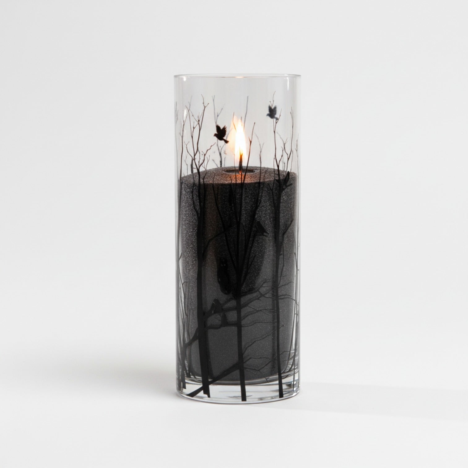 Vogue Candles Noir 12" Vase + 5 Lbs. Granules Bundle