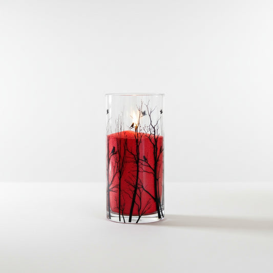 Vogue Candles Noir 10" Vase + 5 Lbs. Granules Bundle