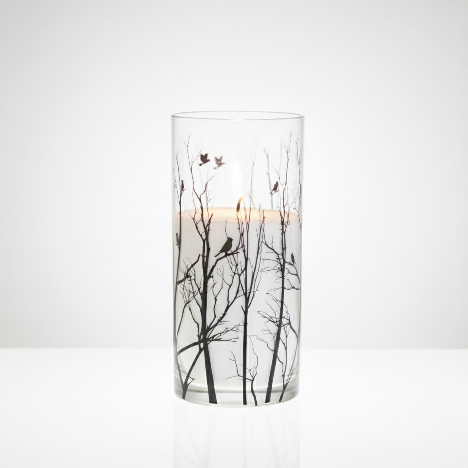 Vogue Candles Noir 12" Vase + 5 Lbs. Granules Bundle