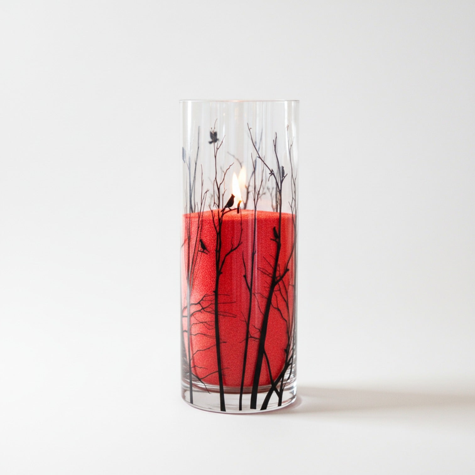 Vogue Candles Noir 12" Vase + 5 Lbs. Granules Bundle