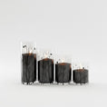 Load image into Gallery viewer, Vogue Candles PLUS (4 Noir Vase Set + 15 Lbs. of Granules)
