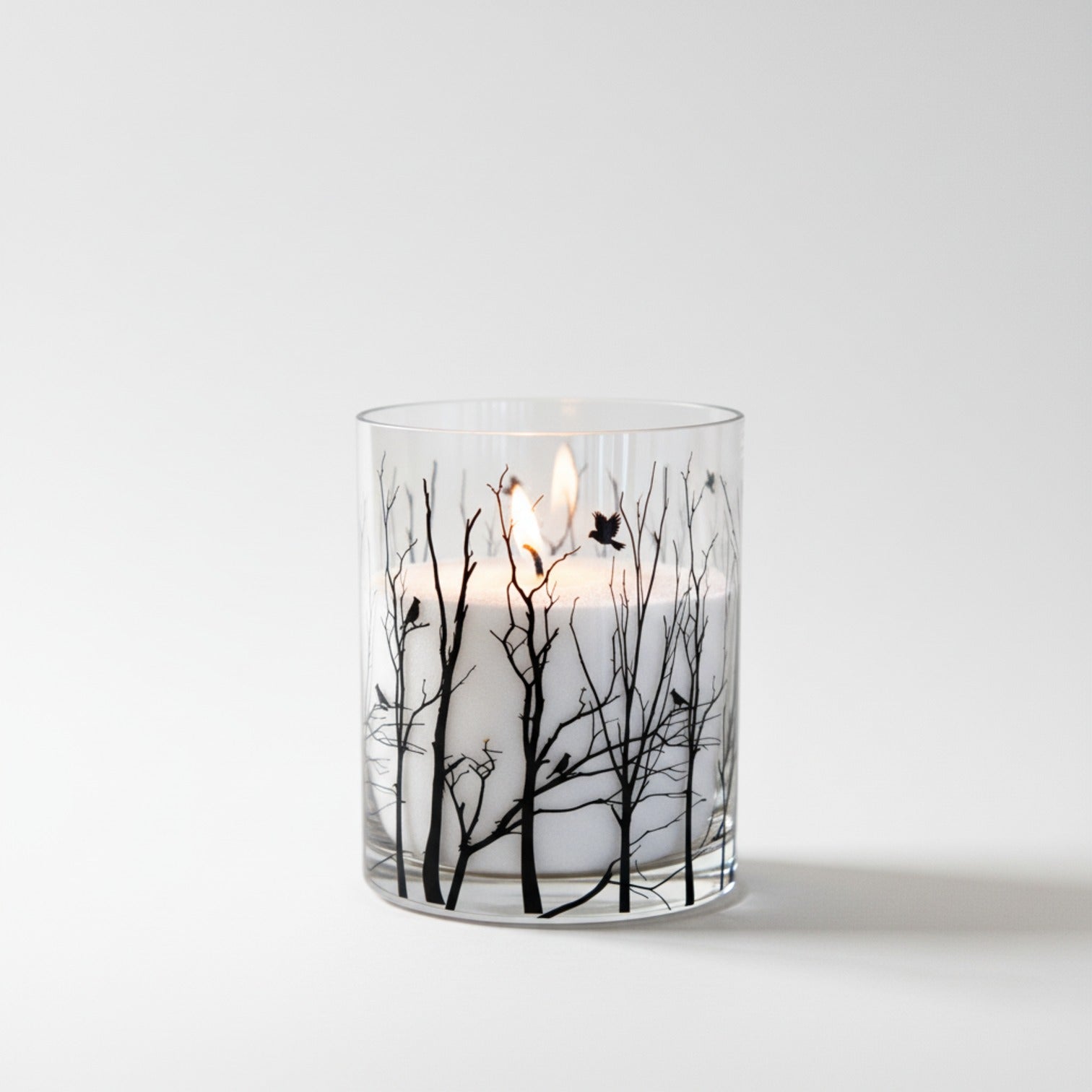 Vogue Candles Noir 6" Vase + 1 Lbs. Granules Bundle